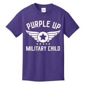 Purple Up For Military Military Child Month Kids T-Shirt