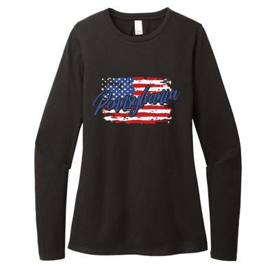 Pennsylvania Us Funny Womens CVC Long Sleeve Shirt