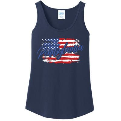 Pennsylvania Us Funny Ladies Essential Tank