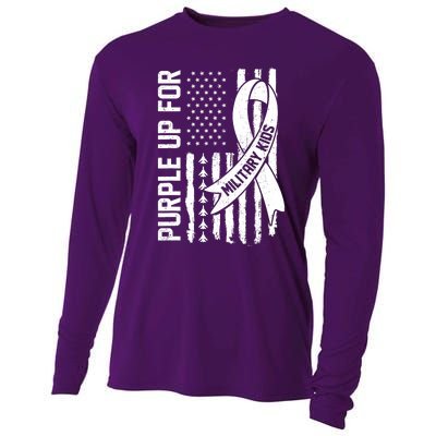 Purple Up For Military Military Child Month Cooling Performance Long Sleeve Crew