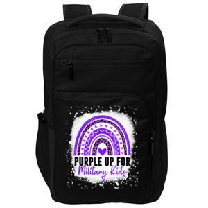 Purple Up For Military Month Of The Military Child Impact Tech Backpack