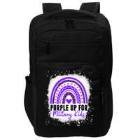 Purple Up For Military Month Of The Military Child Impact Tech Backpack