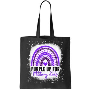 Purple Up For Military Month Of The Military Child Tote Bag