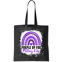 Purple Up For Military Month Of The Military Child Tote Bag