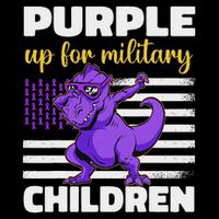 Purple Up For Military Month Of The Military Children Mesh Reversible Basketball Jersey Tank