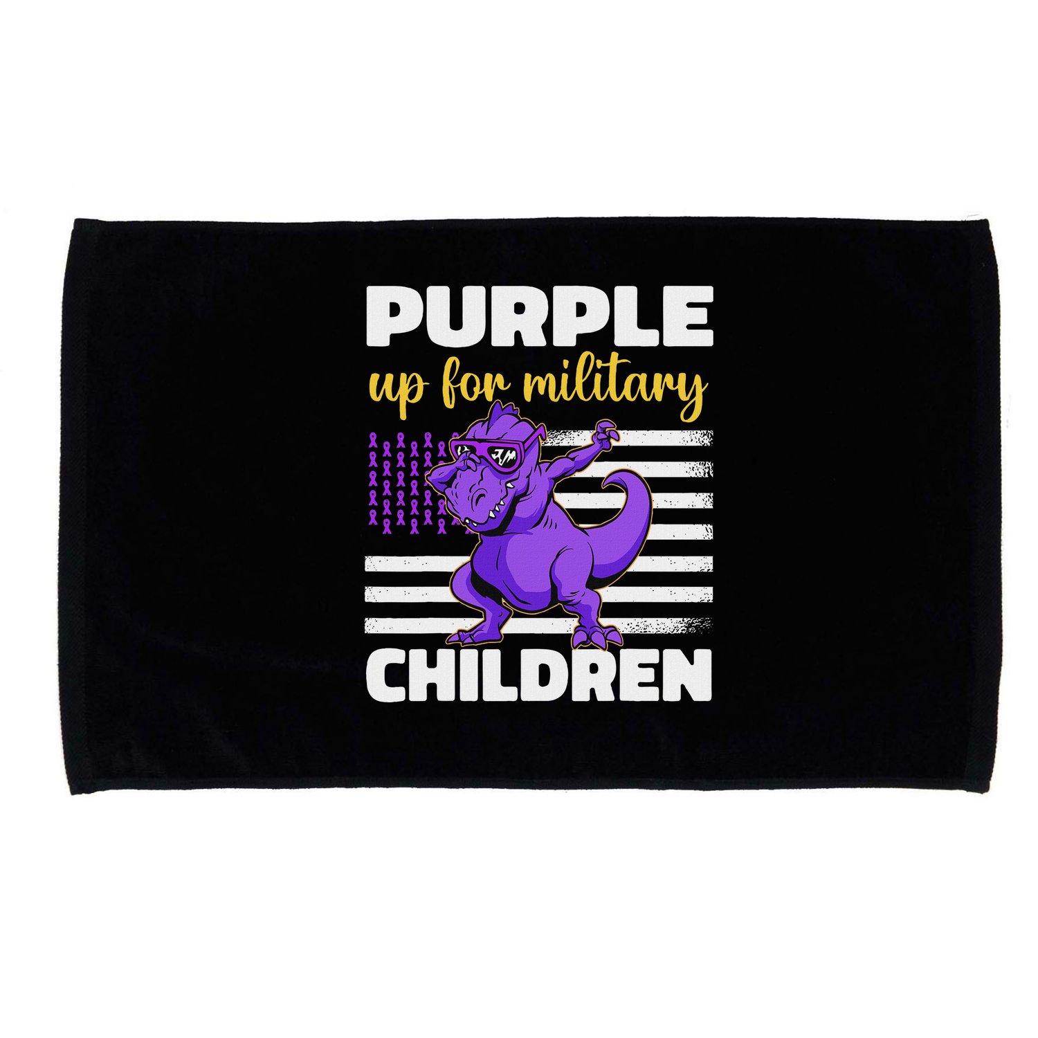 Purple Up For Military Month Of The Military Children Microfiber Hand Towel
