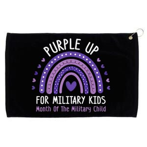 Purple Up For Military Month of the Military Child Grommeted Golf Towel