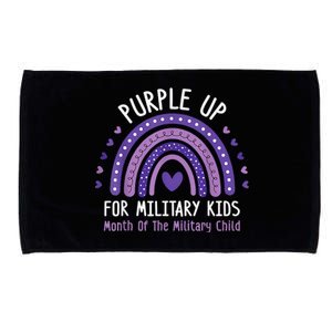 Purple Up For Military Month of the Military Child Microfiber Hand Towel