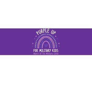 Purple Up For Military Month of the Military Child Bumper Sticker