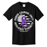 Purple Up For Military Month Of Military Kids T-Shirt