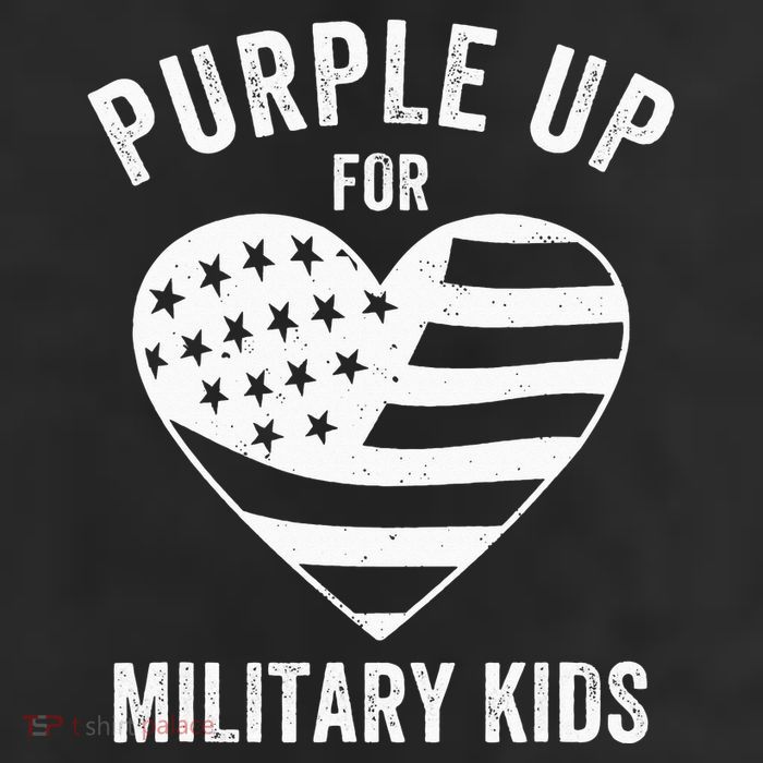 Purple Up For Military Child Month Cool Comfort Performance Bucket Hat