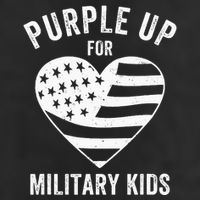 Purple Up For Military Child Month Adult Drive Performance Visor