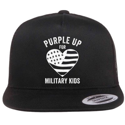 Purple Up For Military Child Month Flatbill Hat