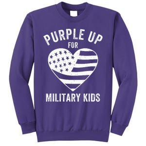 Purple Up For Military Child Month Sweatshirt