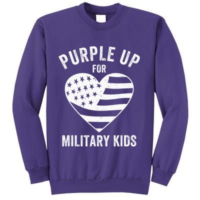 Purple Up For Military Child Month Sweatshirt