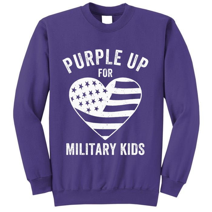 Purple Up For Military Child Month Sweatshirt