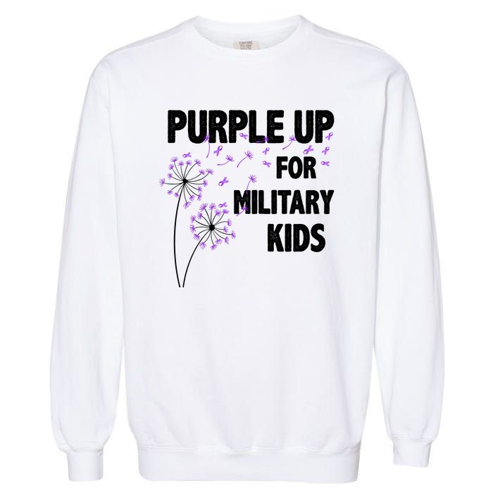 Purple Up For Military Child Month Garment-Dyed Sweatshirt