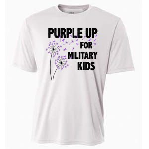 Purple Up For Military Child Month Cooling Performance Crew T-Shirt