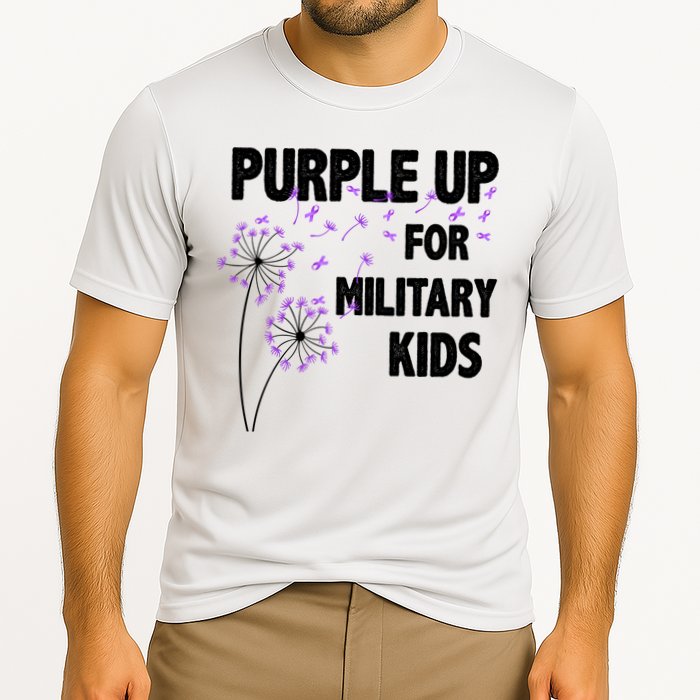Purple Up For Military Child Month Cooling Performance Crew T-Shirt