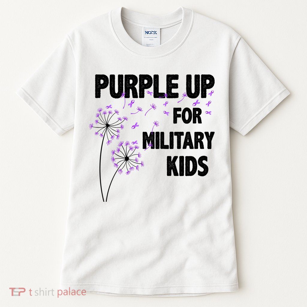 Purple Up For Military Child Month Tall T-Shirt