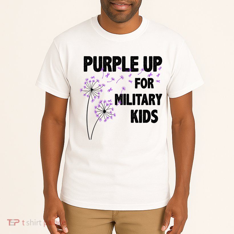 Purple Up For Military Child Month Tall T-Shirt