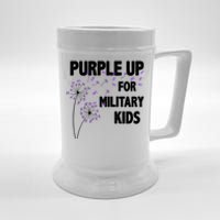 Purple Up For Military Child Month Beer Stein