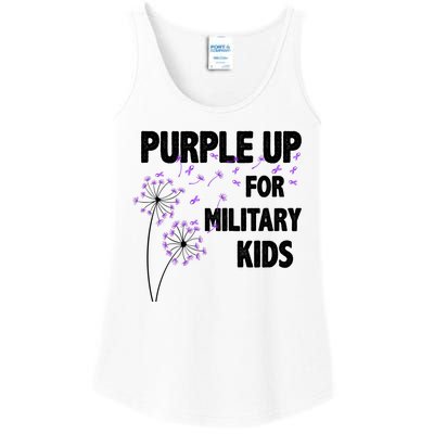 Purple Up For Military Child Month Ladies Essential Tank