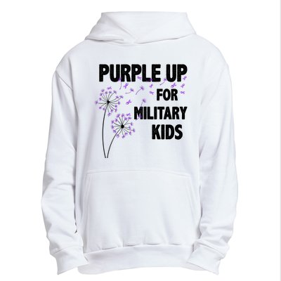 Purple Up For Military Child Month Urban Pullover Hoodie