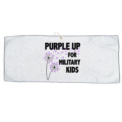 Purple Up For Military Child Month Large Microfiber Waffle Golf Towel