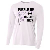 Purple Up For Military Child Month Cooling Performance Long Sleeve Crew