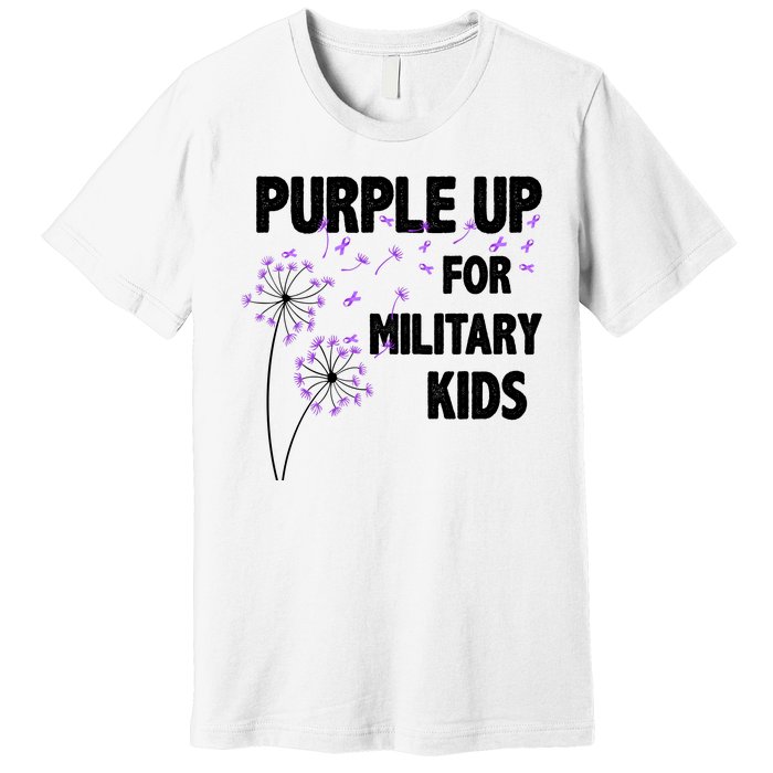 Purple Up For Military Child Month Premium T-Shirt