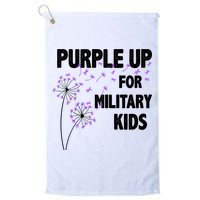 Purple Up For Military Child Month Golf Towel