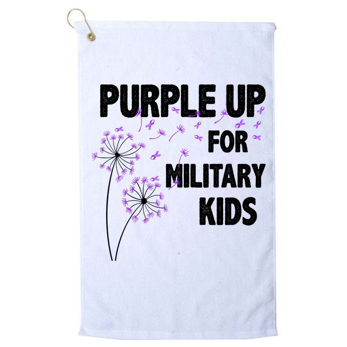 Purple Up For Military Child Month Golf Towel