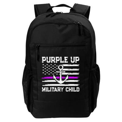 Purple Up For Military Child Month Backpack