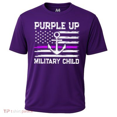 Purple Up For Military Child Month Performance Shirt