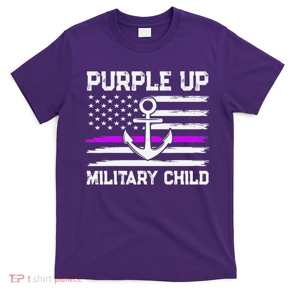 Purple Up For Military Child Month T-Shirt