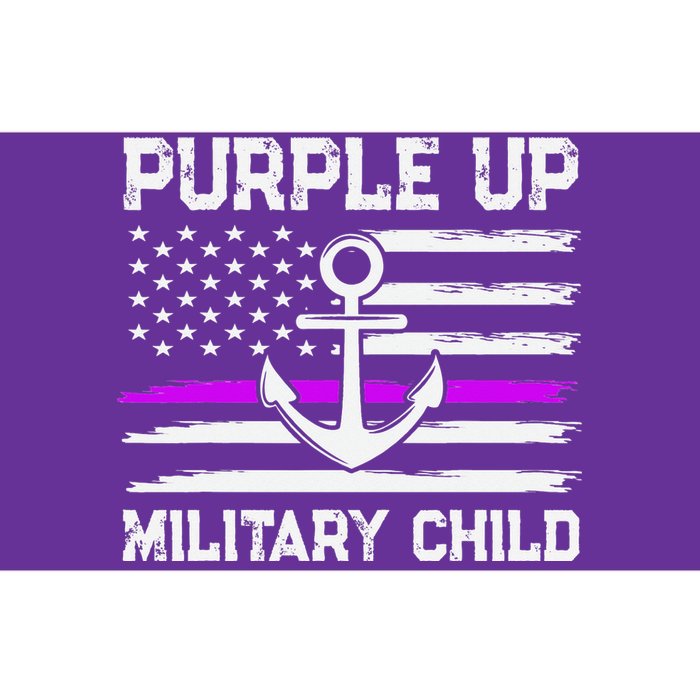 Purple Up For Military Child Month Bumper Sticker