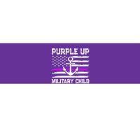 Purple Up For Military Child Month Bumper Sticker