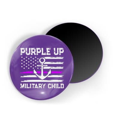 Purple Up For Military Child Month Magnet