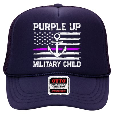 Purple Up For Military Child Month Trucker Hat
