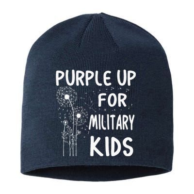 Purple up for Military Month of the Military Child Sustainable Beanie