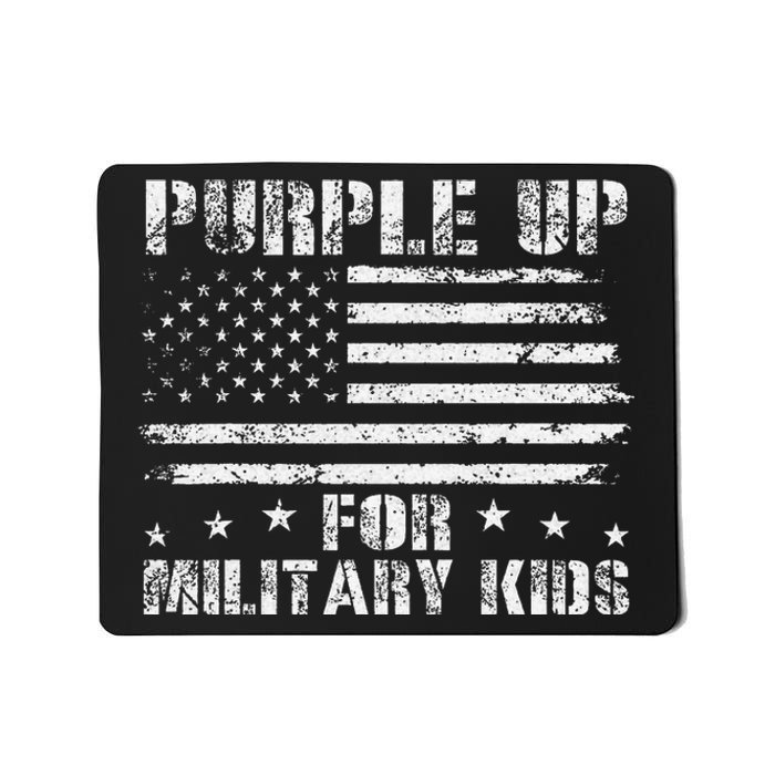 Purple Up For Military Day Proud Military Children 2024 Mousepad