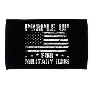 Purple Up For Military Day Proud Military Children 2024 Microfiber Hand Towel