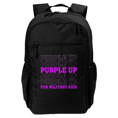 Purple Up For Military Child Month Daily Commute Backpack