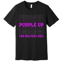 Purple Up For Military Child Month Premium T-Shirt