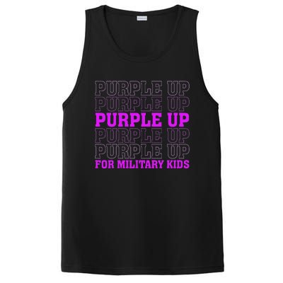 Purple Up For Military Child Month PosiCharge Competitor Tank