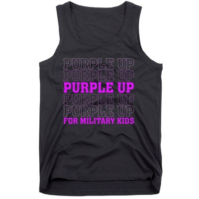 Purple Up For Military Child Month Tank Top