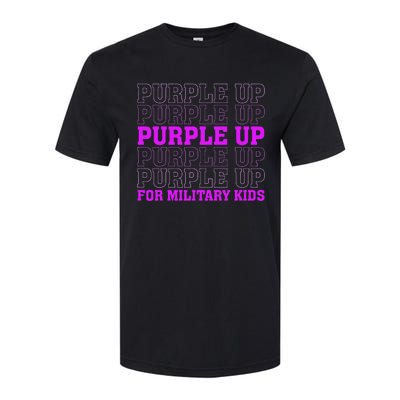 Purple Up For Military Child Month Softstyle® CVC T-Shirt