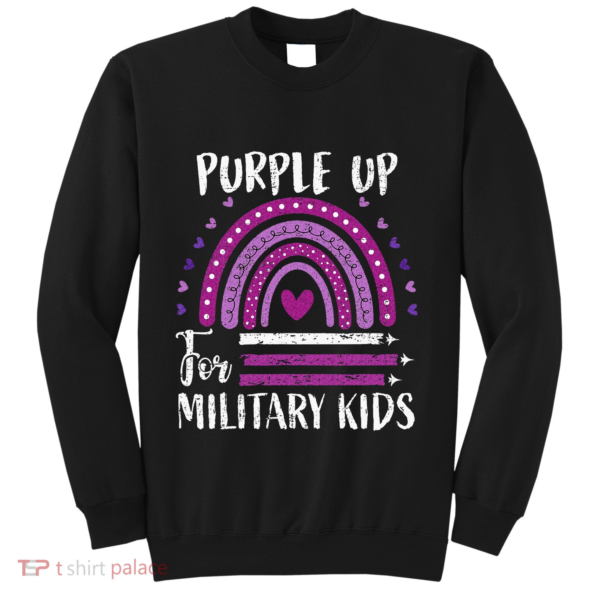 Purple Up For Military Child Month Sweatshirt