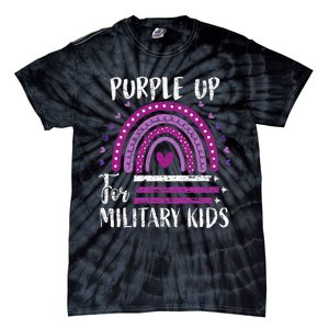 Purple Up For Military Child Month Tie-Dye T-Shirt